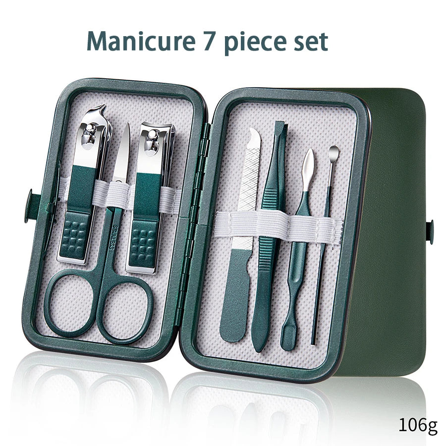 Ouriner 6-18Pcs Portable Manicure and Pedicure Set