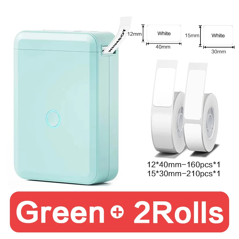Niimbot D110 Mini Portable Thermal Ink Free Printer with Self-Adhesive Labels