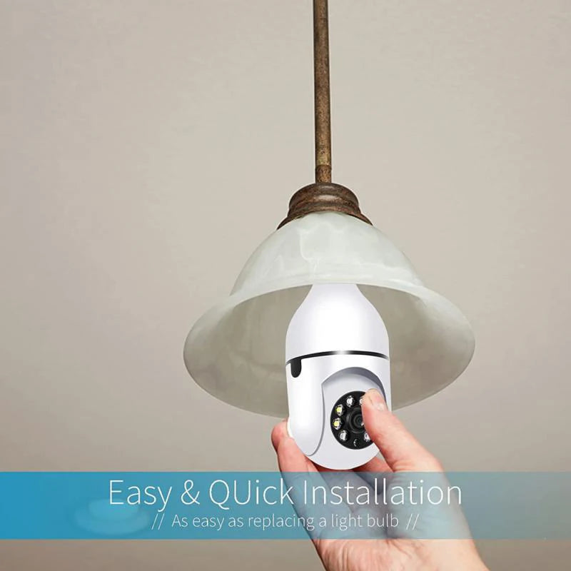 4G Wi-Fi IP Wireless Camera E27 Bulb - WORLDZii
