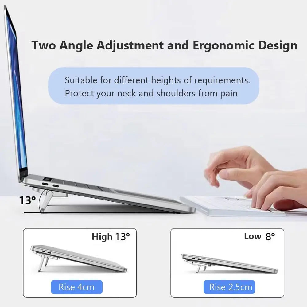 Universal Adjustable Riser Cooling Bracket for Laptop - WORLDZii