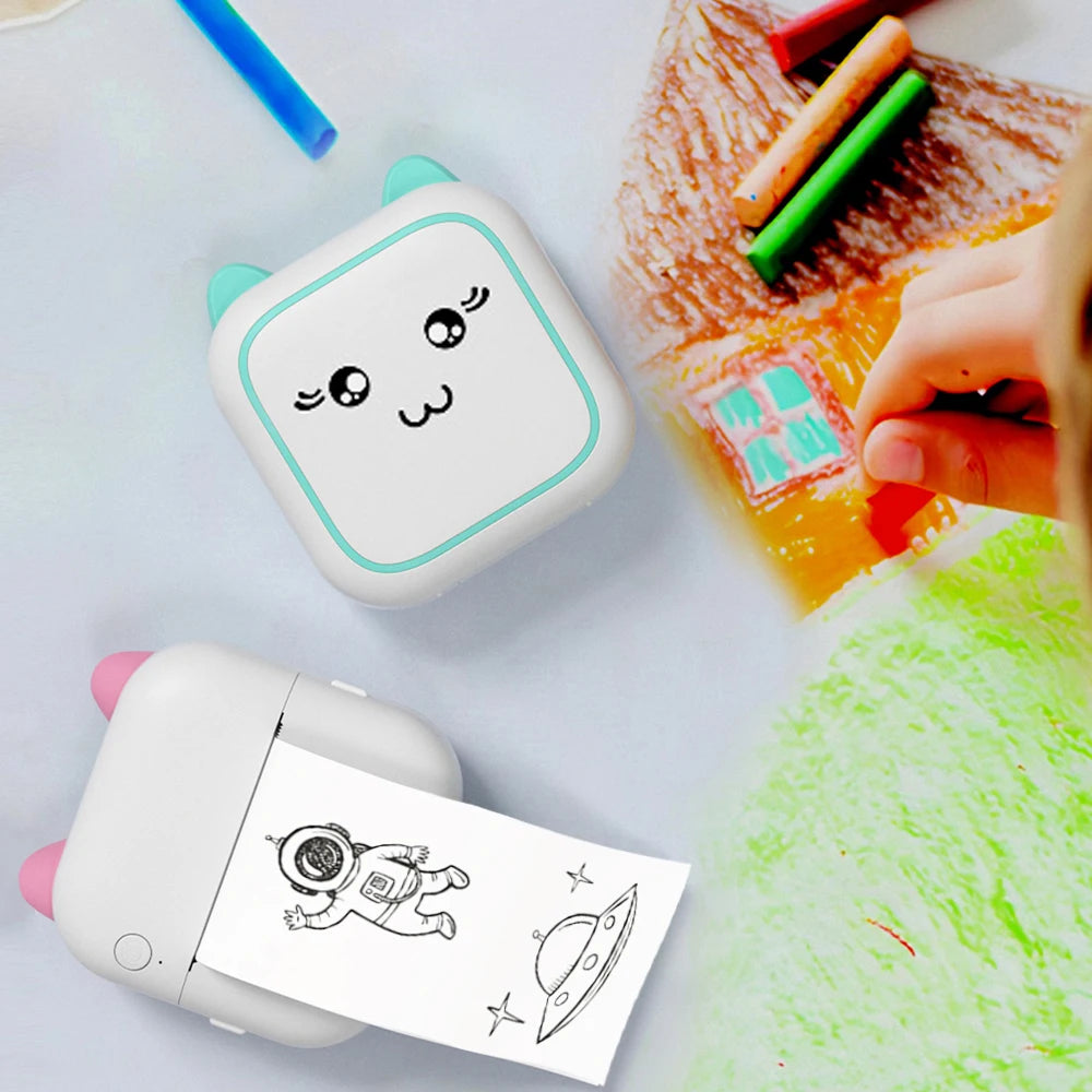 Portable Mini Ink-Free Thermal Printer - WORLDZii