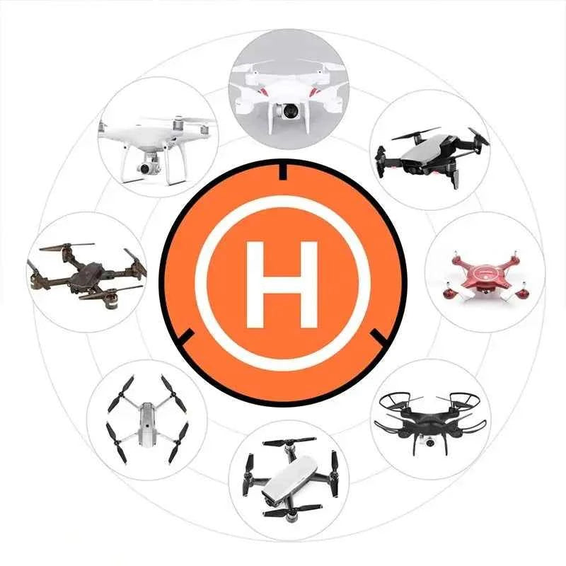 Drone Quadcopters Accessories Universal 55cm Foldable Landing Pad RC Dron Mat Quadcopter Parking Apron Apron Pad
