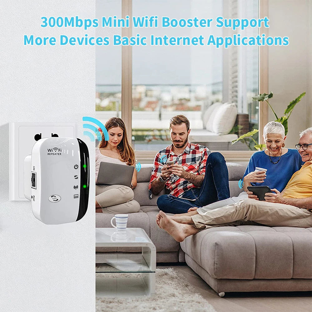 300Mbps Wireless 802.11N WIFI Booster Repeater Amplifier