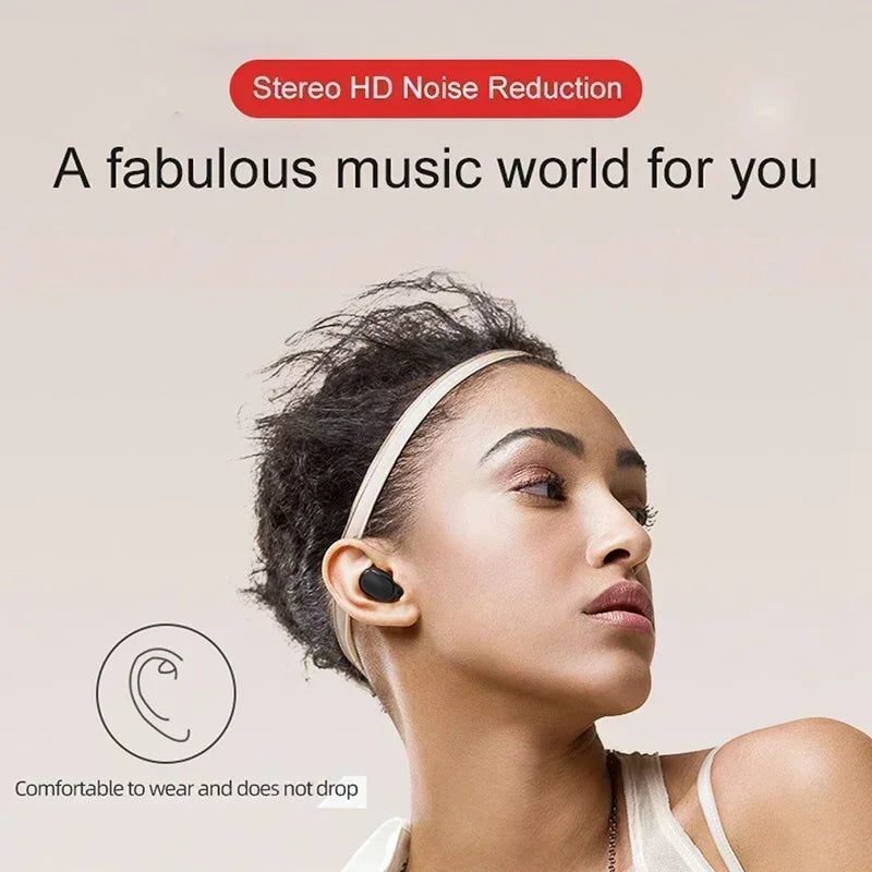 Wireless Bluetooth 5.1 Headphones with Touch Control Earbuds