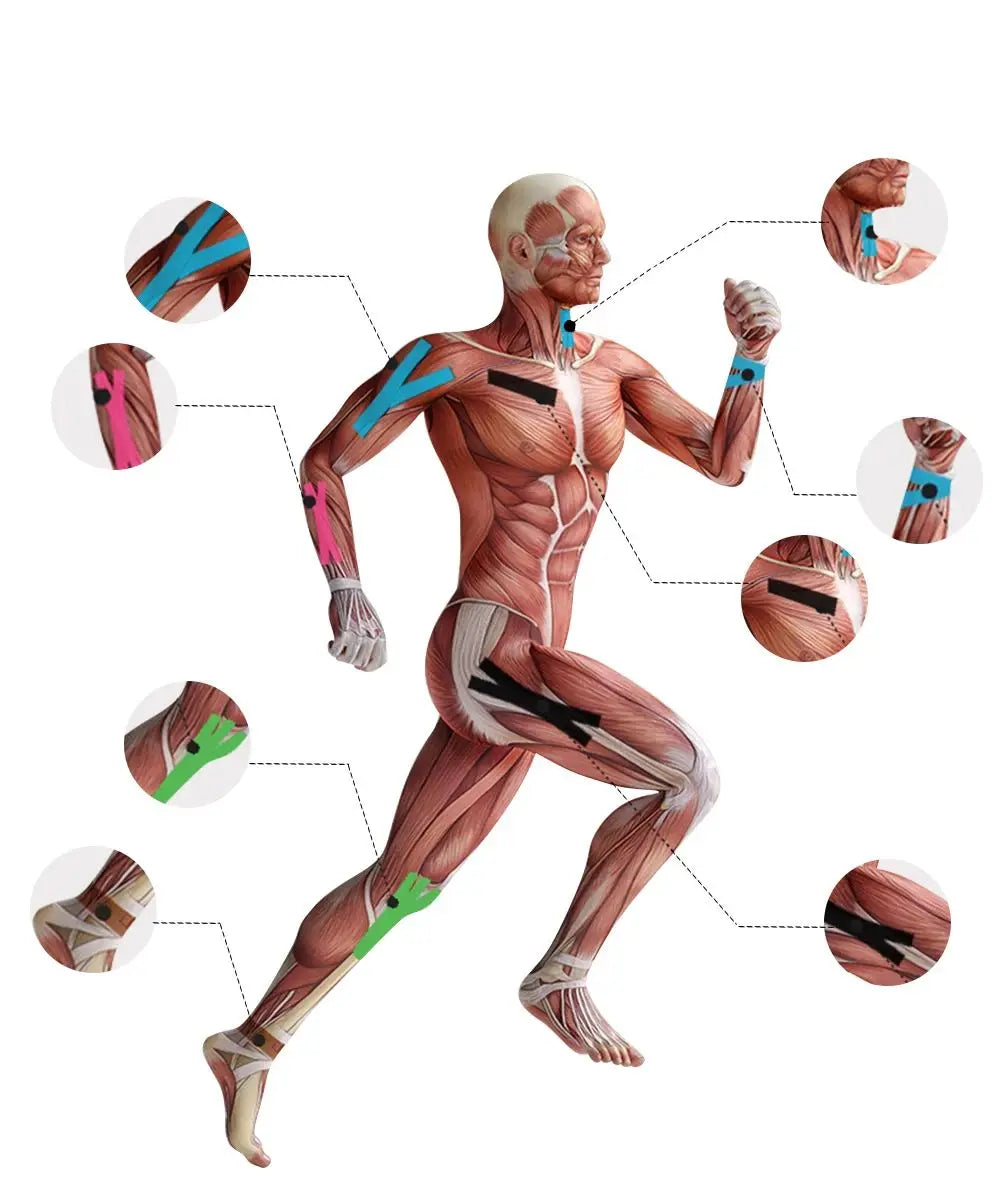 Kinesio Elastic Sports Tape - WORLDZii