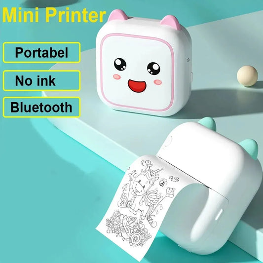 Mini Smile Printer Inkless with Thermal Paper - WORLDZii