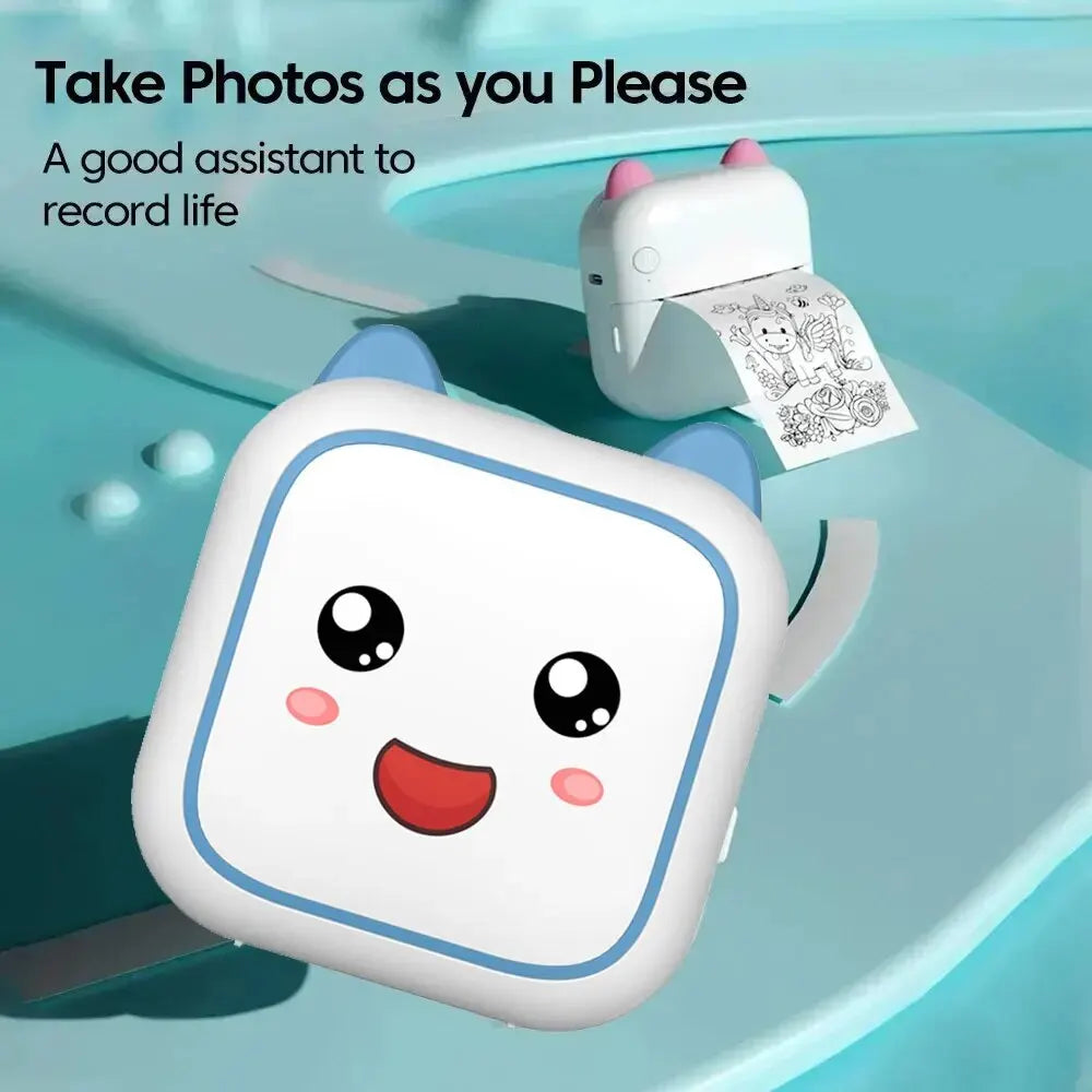 Mini Smile Printer Inkless with Thermal Paper - WORLDZii