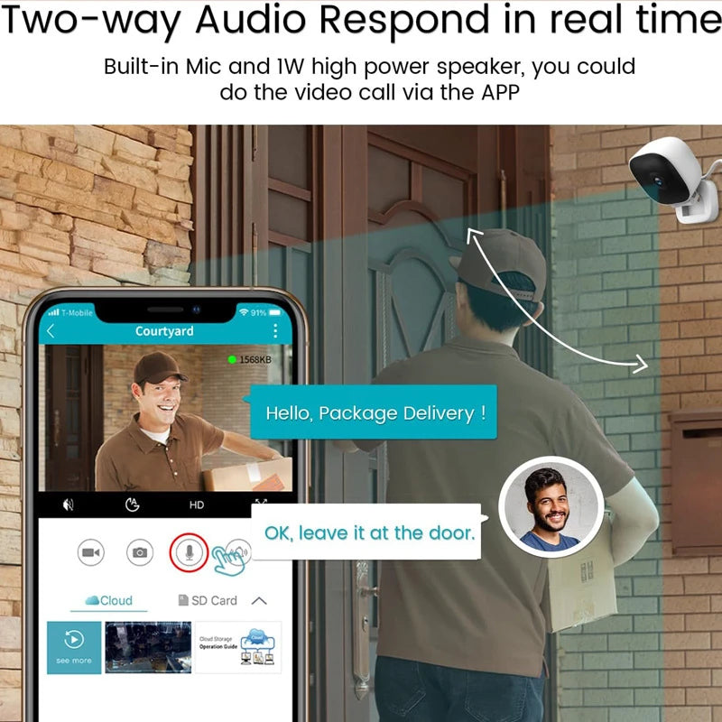 Xiaomi 1080P Wireless Wi-Fi Baby Monitor and Motion Detection Camera - WORLDZii
