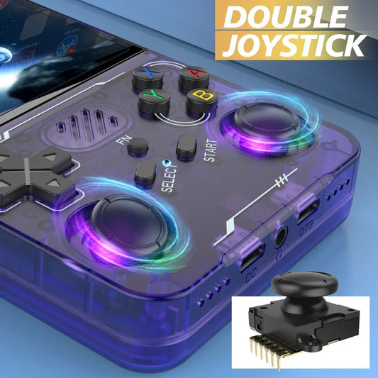 100% ArKOS R36XX Retro Handheld Game Console Linux System 3.5 Inch IPS Screen 64/128GB/256GB Game Player R36S updated version - WORLDZii