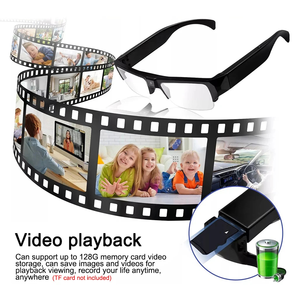 1080P HD Mini Camera DVR Glasses - WORLDZii