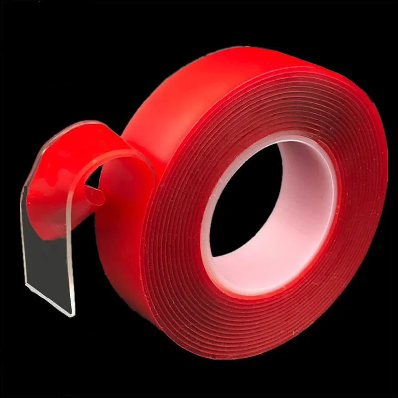 Double Sided Tape Nano Tape 3Meter 3/6/8/10/15/20/25/30Mm Width Transparent Tape Washable Adhesive Nano Traceless Sticker Glue - WORLDZii