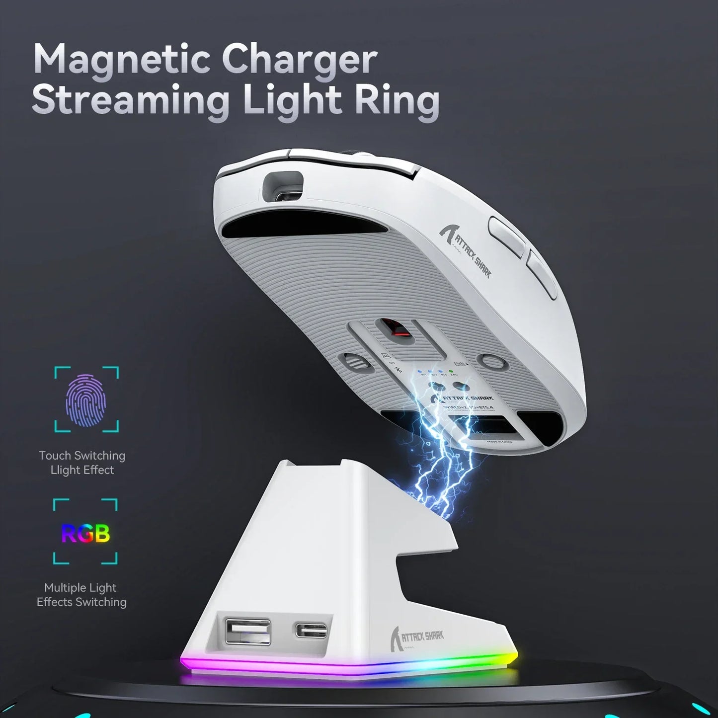 ATTACK SHARK X6 Bluetooth Computer Mouse - WORLDZii