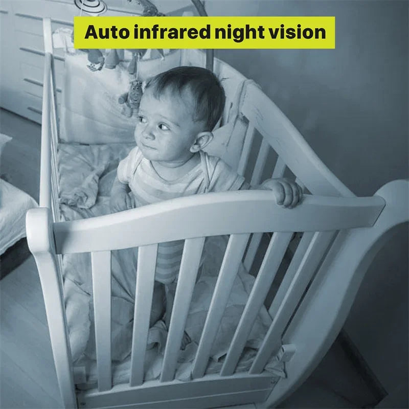 Baby star 5inch Video Baby Monitor with Remote Pan-Tilt-Zoom - WORLDZii