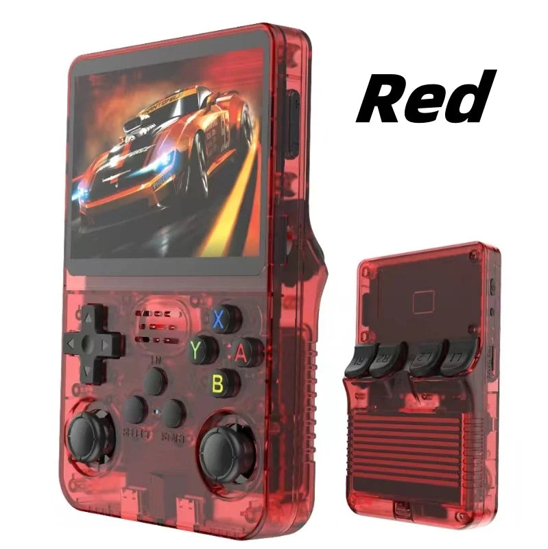 ARKOS R36S Retro Handheld Video Game Console Linux System 3.5 Inch IPS Screen R35s Pro Portable Pocket Video Player 64GB Games - WORLDZii