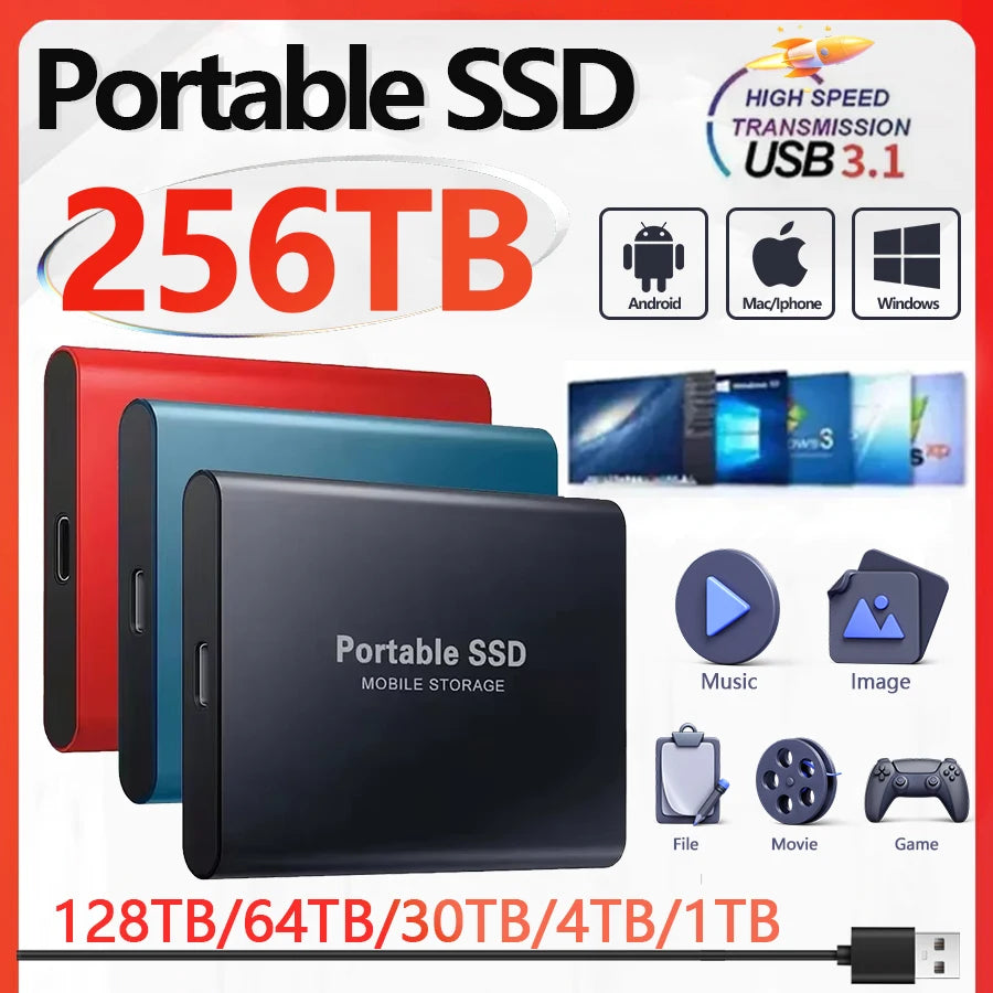 Portable Solid State High Drive 1TB/2TB