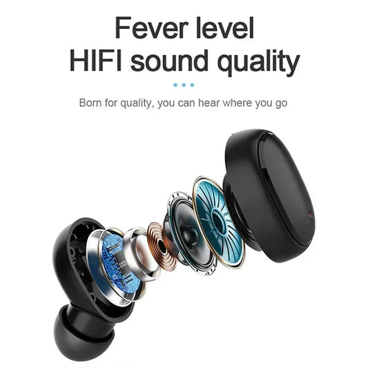 Wireless Bluetooth 5.1 Headphones with Touch Control Earbuds
