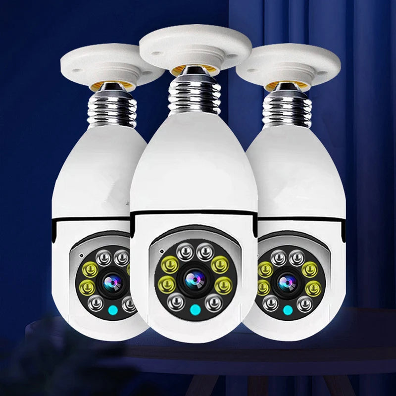 4G Wi-Fi IP Wireless Camera E27 Bulb - WORLDZii