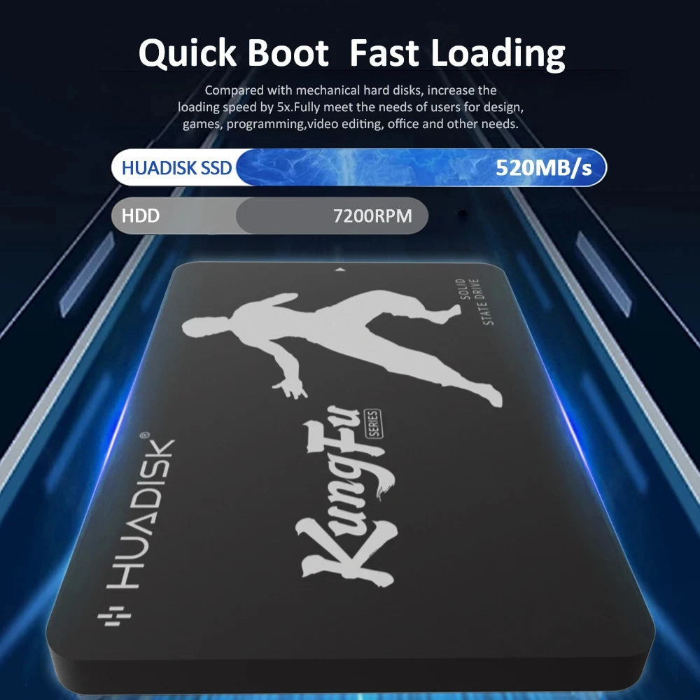 HUADISK SATA3 SSD Internal Solid-State Drive for Laptop Desktop - WORLDZii