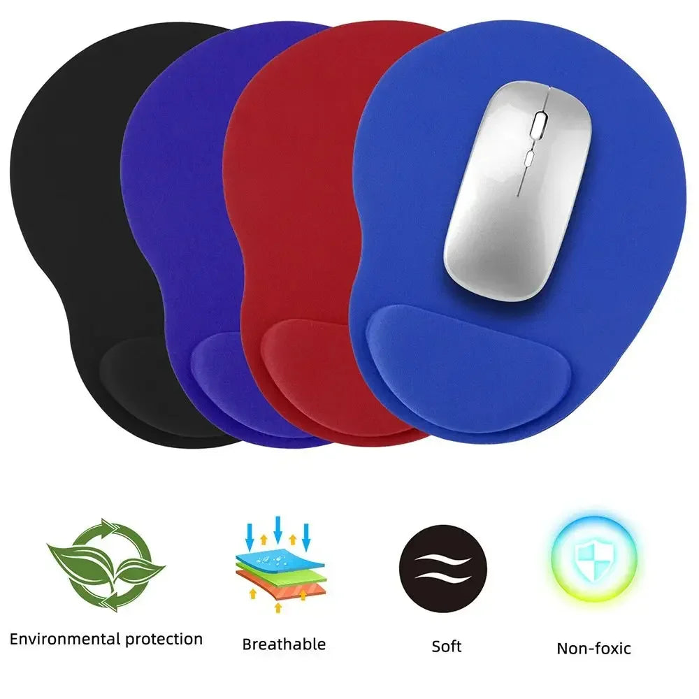 Ergonomic Soft Mousepad for PC Laptop Computer - WORLDZii