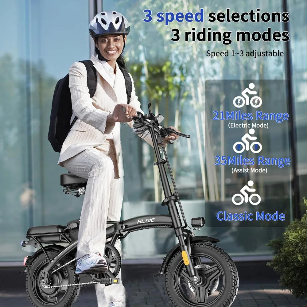 Adult folding Electric Bicycle - WORLDZii