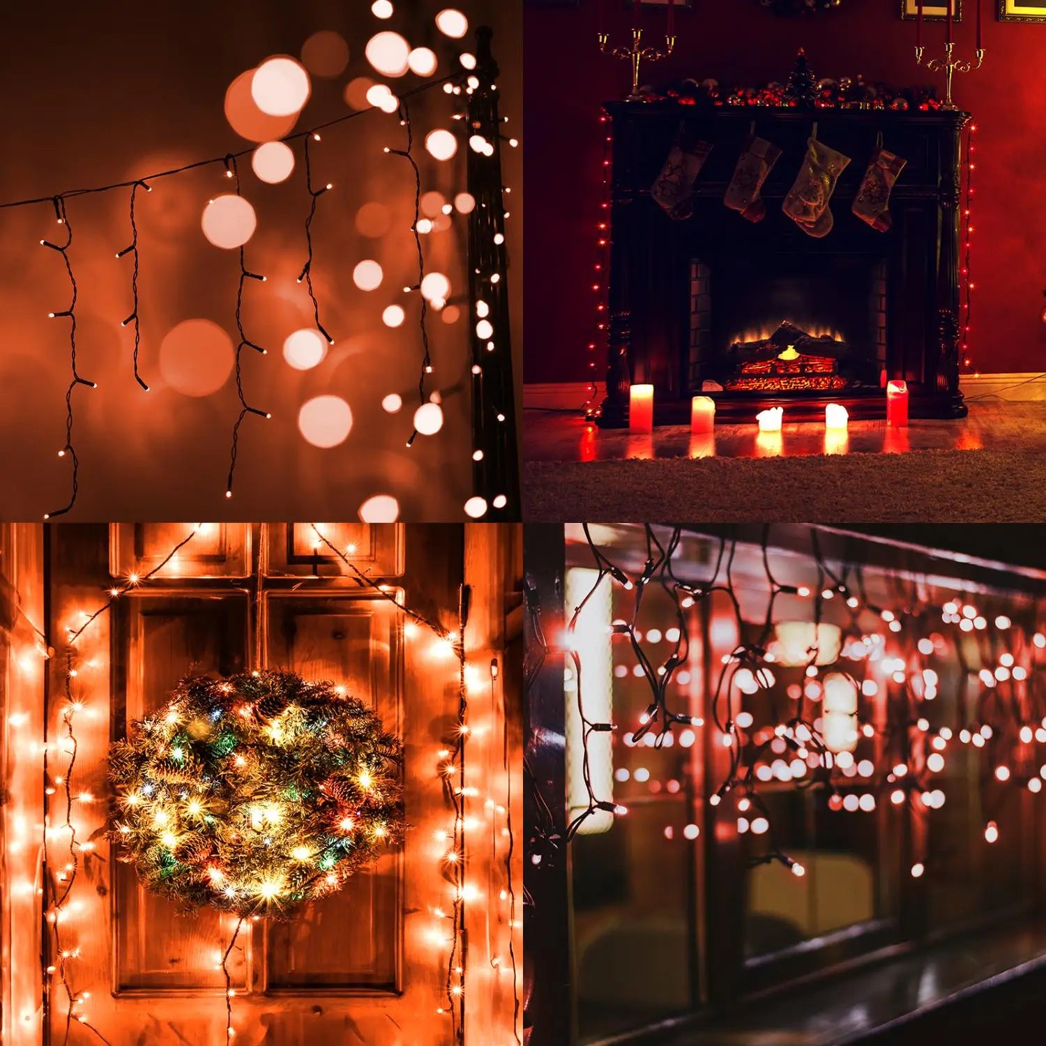 200 LED 66FT Halloween Fairy String Lights, Mini String Lights Plug-in for Indoor/Outdoor Christmas, Garden, Wedding Party Decor - WORLDZii