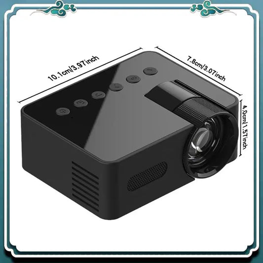 YT100 Mini Home Portable Mini  Home Theater Projector - WORLDZii