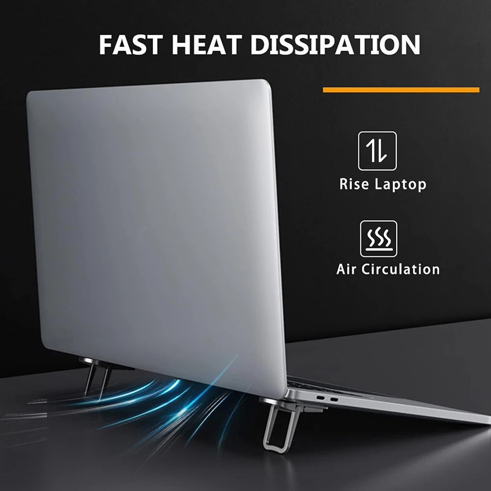 Universal Adjustable Riser Cooling Bracket for Laptop - WORLDZii