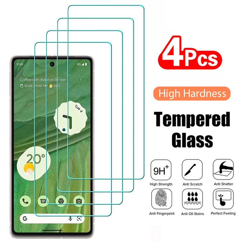 4PCS Protective Transparent Screen Protector Film Glass - WORLDZii