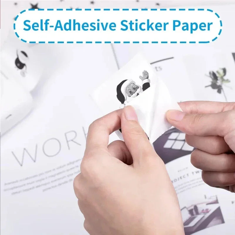Thermal Paper MINI Printing Self-adhesive Labels for Mini Printers - WORLDZii