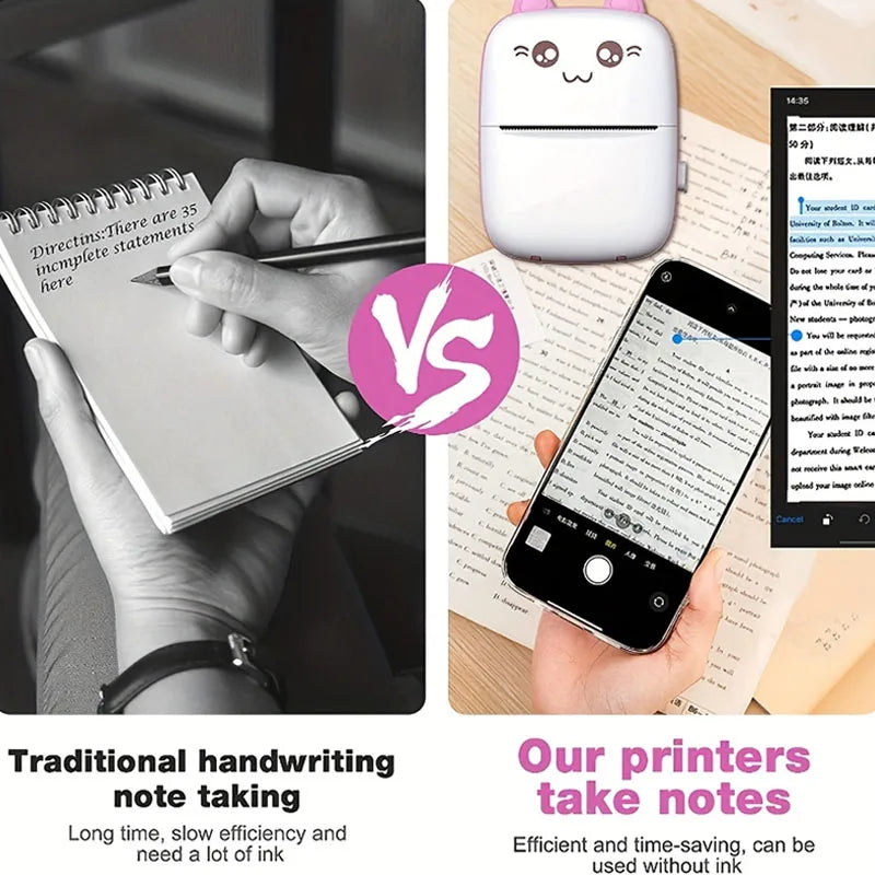 Mini HD Portable Label Thermal Inkless Printer - WORLDZii