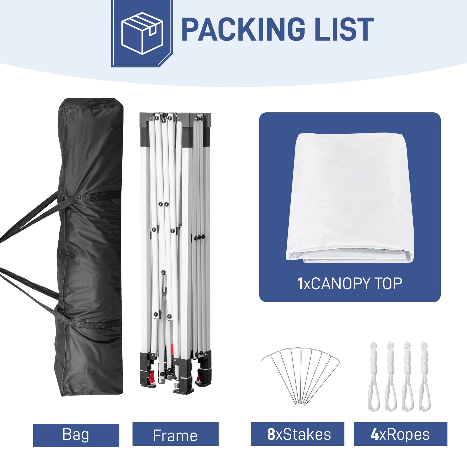 10X10ft Outdoor Canopy Pop-up Gazebo White - WORLDZii