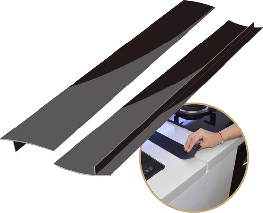 2 Pack 21in Stove Counter Gap Cover with Heat Resistant Wide & Long Gap Filler Used for Protect Gap Filler Sealing Spills - WORLDZii