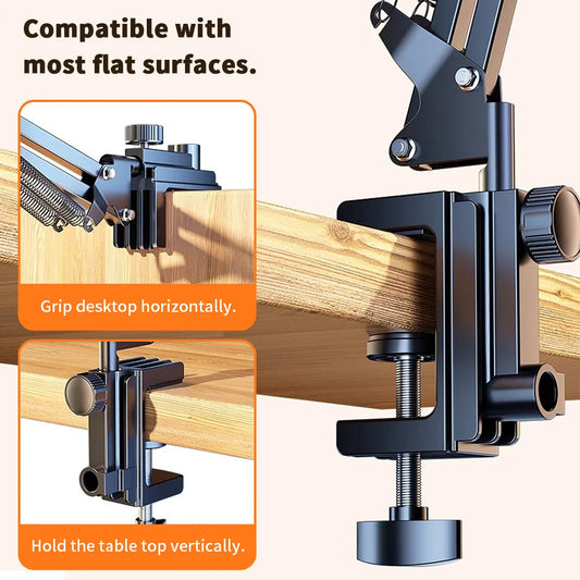 Tablet Holder for Bed with 90cm Metal Arm 360° Rotating - WORLDZii