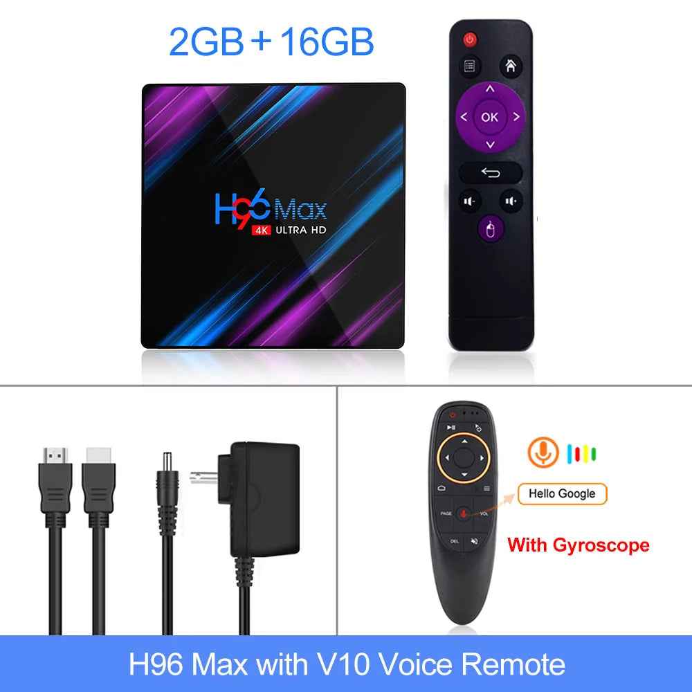 4K Smart TV Box with Wi-Fi