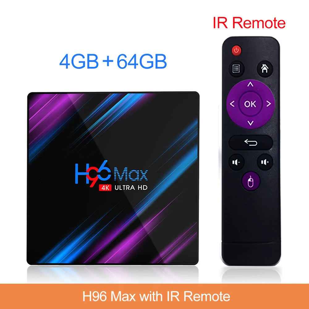4K Smart TV Box with Wi-Fi