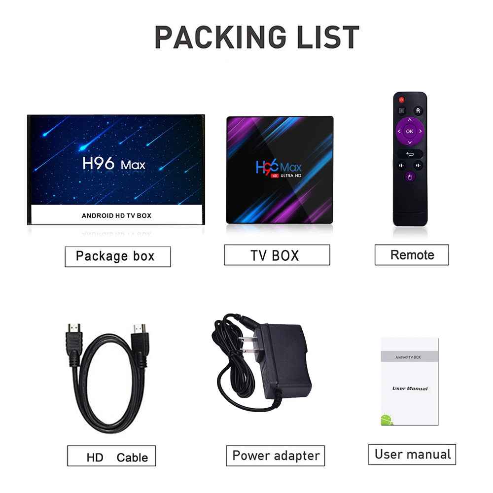 4K Smart TV Box with Wi-Fi