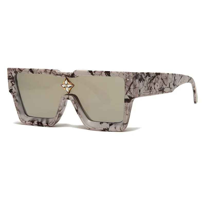 Luxury Crystal Oversized Women Square Sunglasses