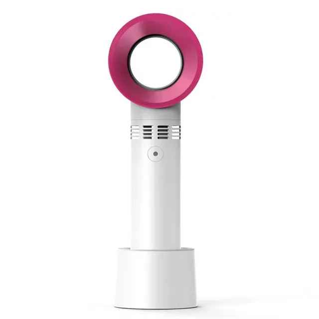 USB Rechargeable Bladeless No Leaf Fan