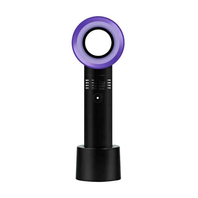USB Rechargeable Bladeless No Leaf Fan