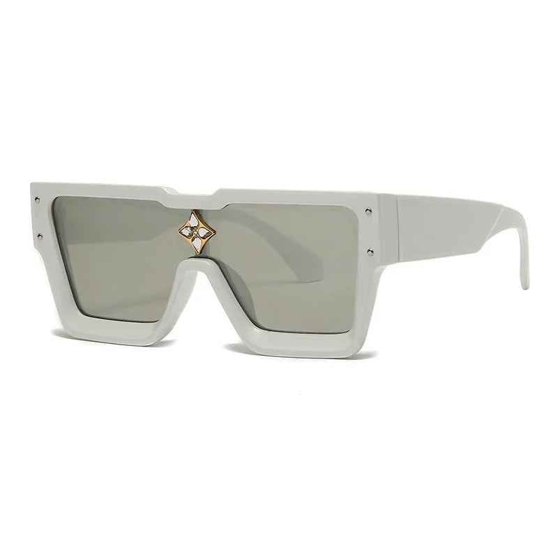 Luxury Crystal Oversized Women Square Sunglasses