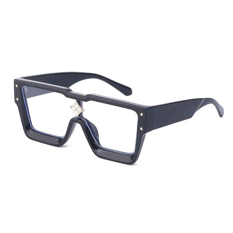 Luxury Crystal Oversized Women Square Sunglasses