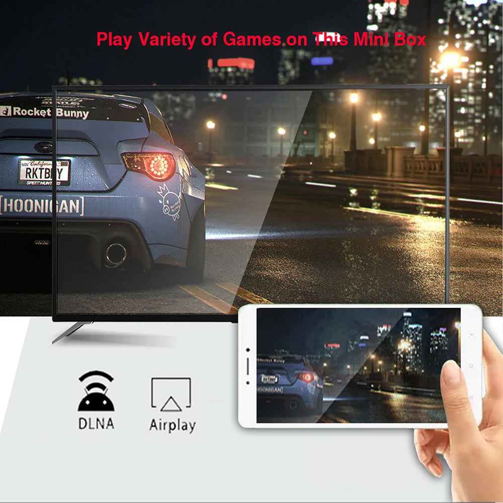4K Smart TV Box with Wi-Fi