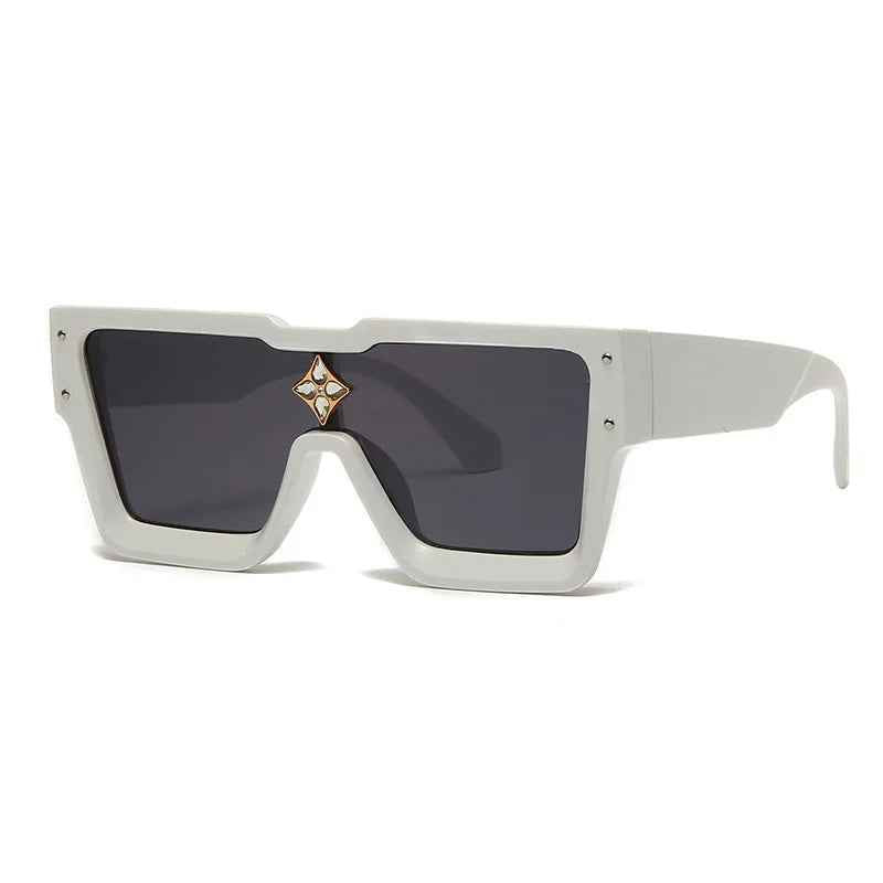 Luxury Crystal Oversized Women Square Sunglasses