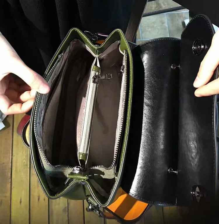 Luxury Genuine Cow Leather Handbag