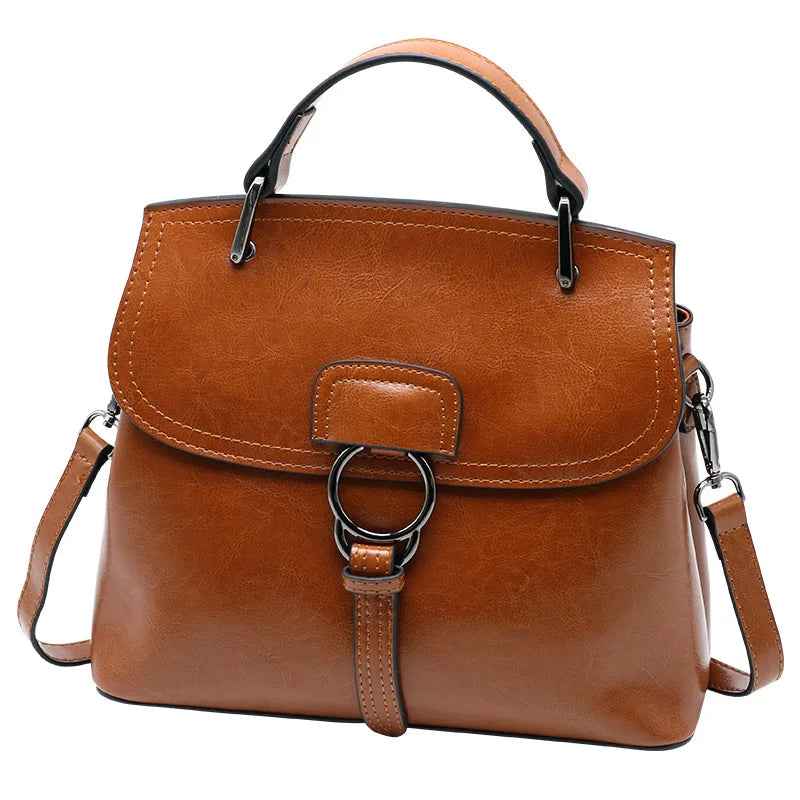 Luxury Genuine Cow Leather Handbag