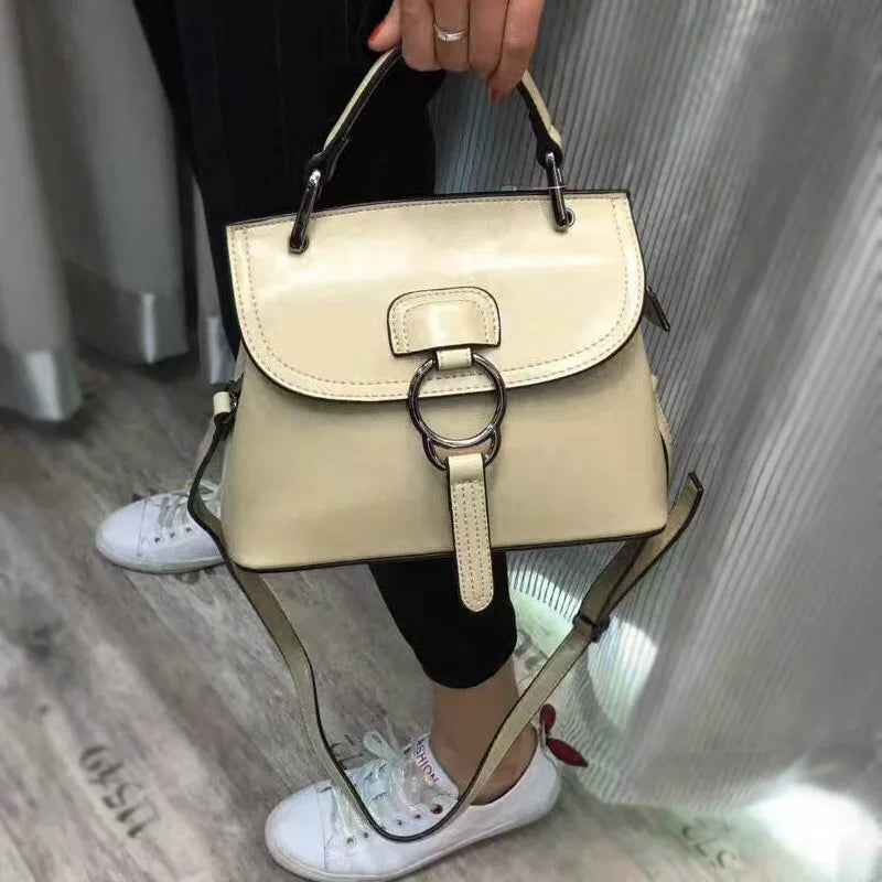Luxury Genuine Cow Leather Handbag