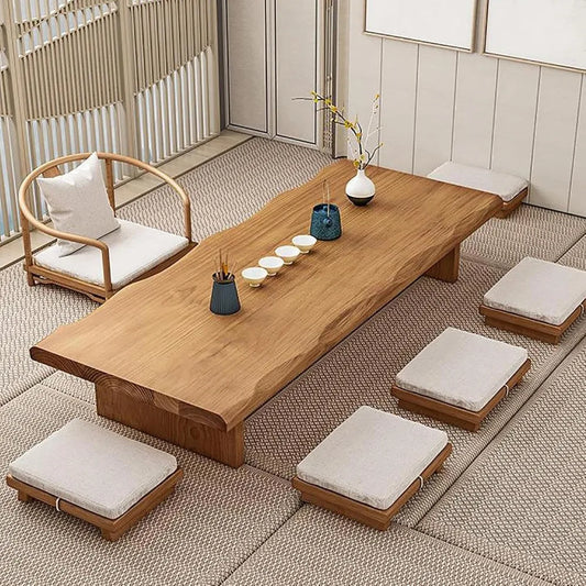 Large Japanese Low Table for Sitting on the Floor - WORLDZii