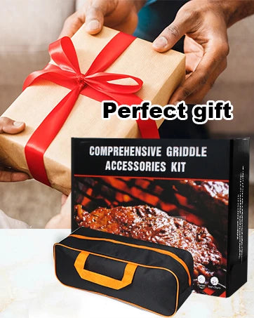 132PCS Outdoor BBQ and Camping Compatible with Blackstone and Camp Chef Griddles Teppanyaki Griddle Accessories Kit - WORLDZii