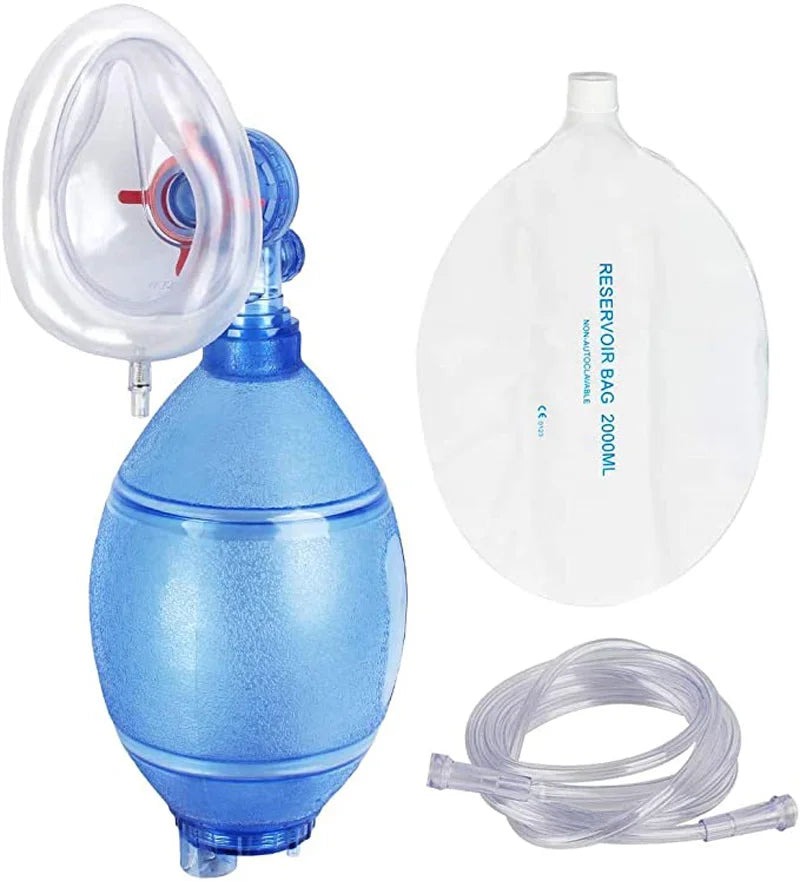 First Aid Manual PVC Adult/Child/Infant Resuscitation Ambu Bags - WORLDZii