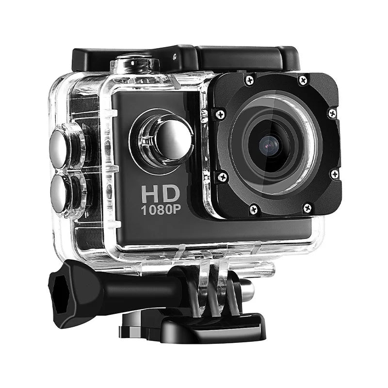 4K Ultra HD Action Camera 3MP 900mAh Underwater Waterproof - WORLDZii